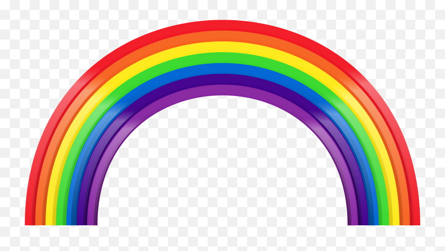 Transparent Background Rainbow Clipart - Rainbow Png Illustration,Rainbow Clipart Transparent Background