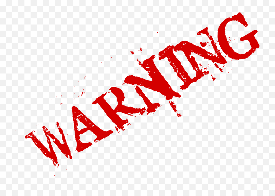 8 Grunge Word Warning Transparent - Warning In Bubble Letters Png,Warning Sign Png