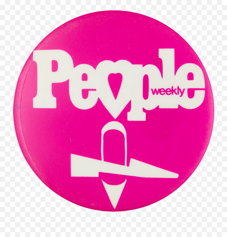 Download Hd People Weekly Pink Advertising Button Museum - Circle Png,Pink Subscribe Button Png