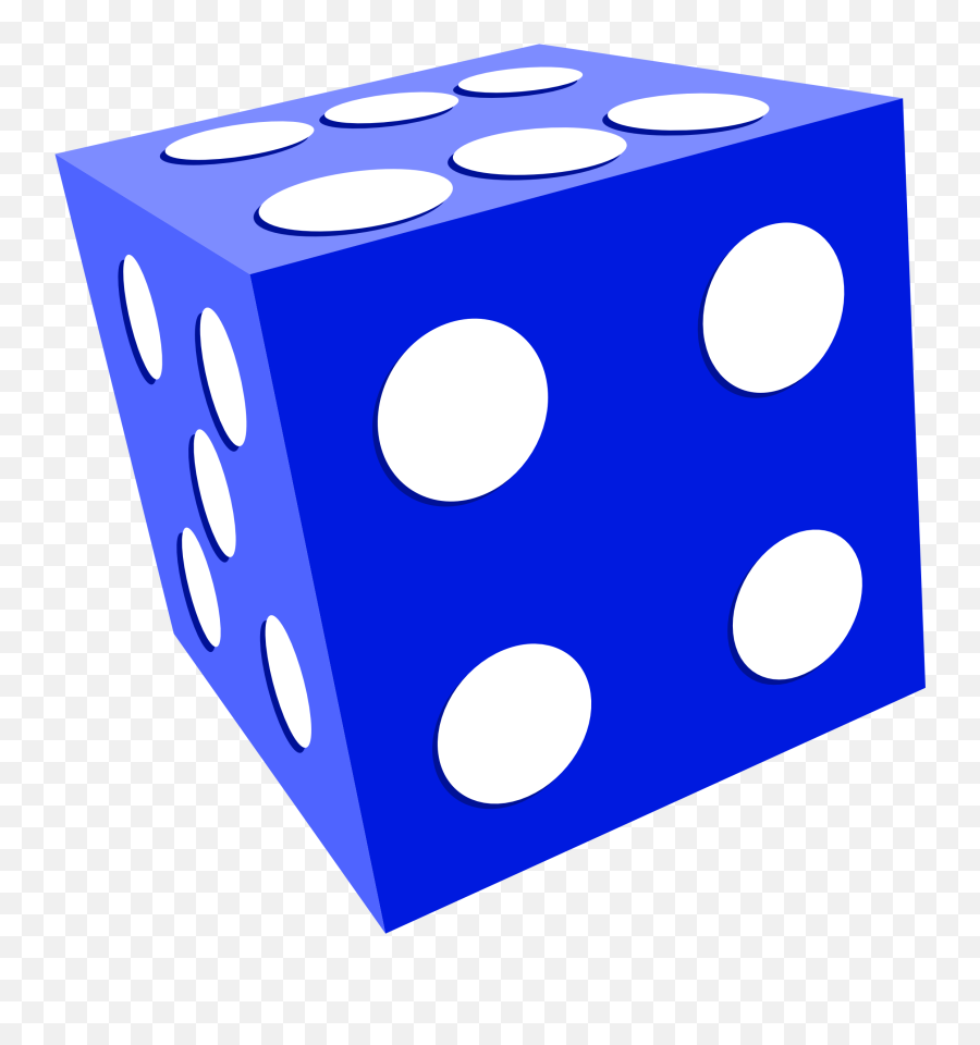 Bunco Dice Clipart - Blue Dice Png,Dnd Dice Png