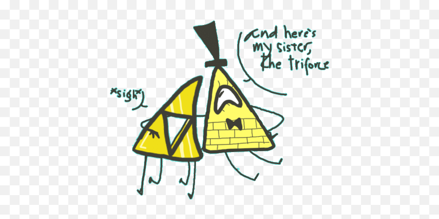 Top Triforce Stickers For Android U0026 Ios Gfycat - Easy Bill Cipher Pixel Art Grid Png,Triforce Transparent