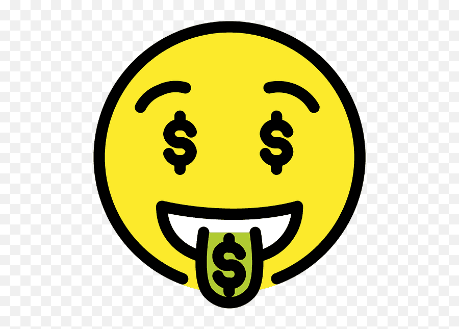 Money - Openmoji Png,Money Face Emoji Png