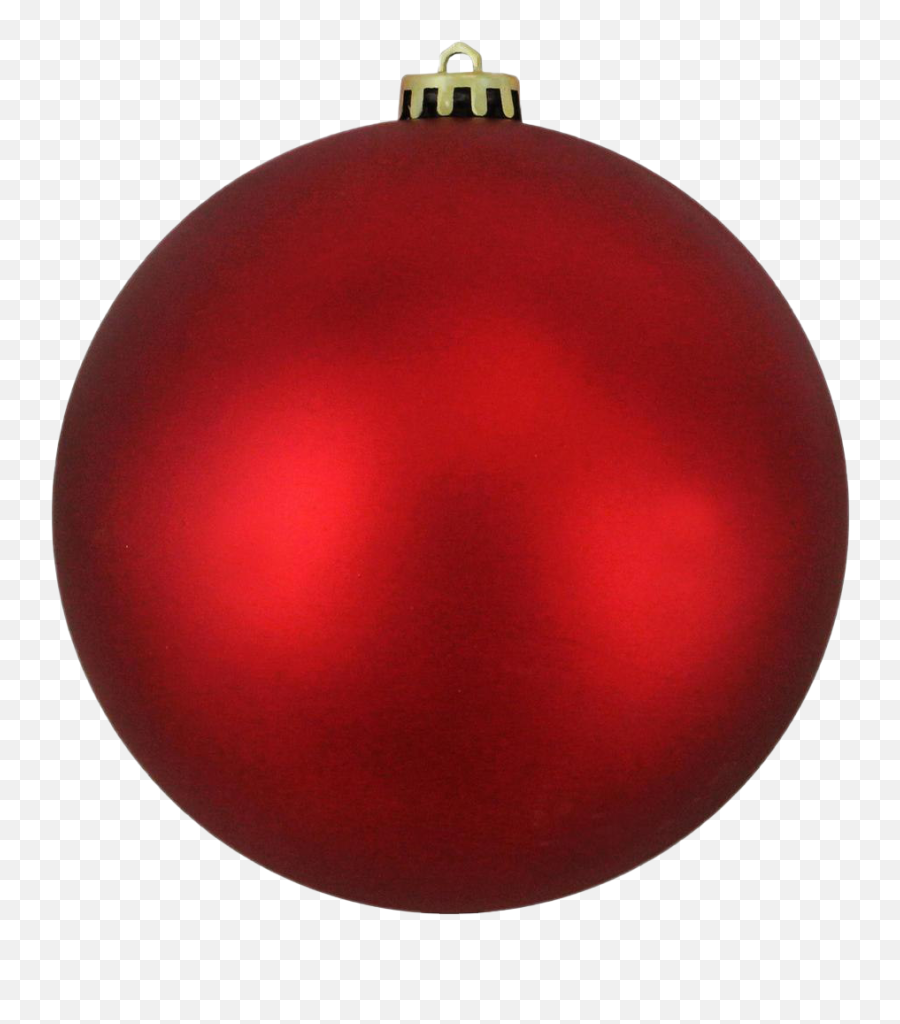 Single Red Christmas Ball Png Pic - Red Christmas Ball Png,Christmas Ball Png