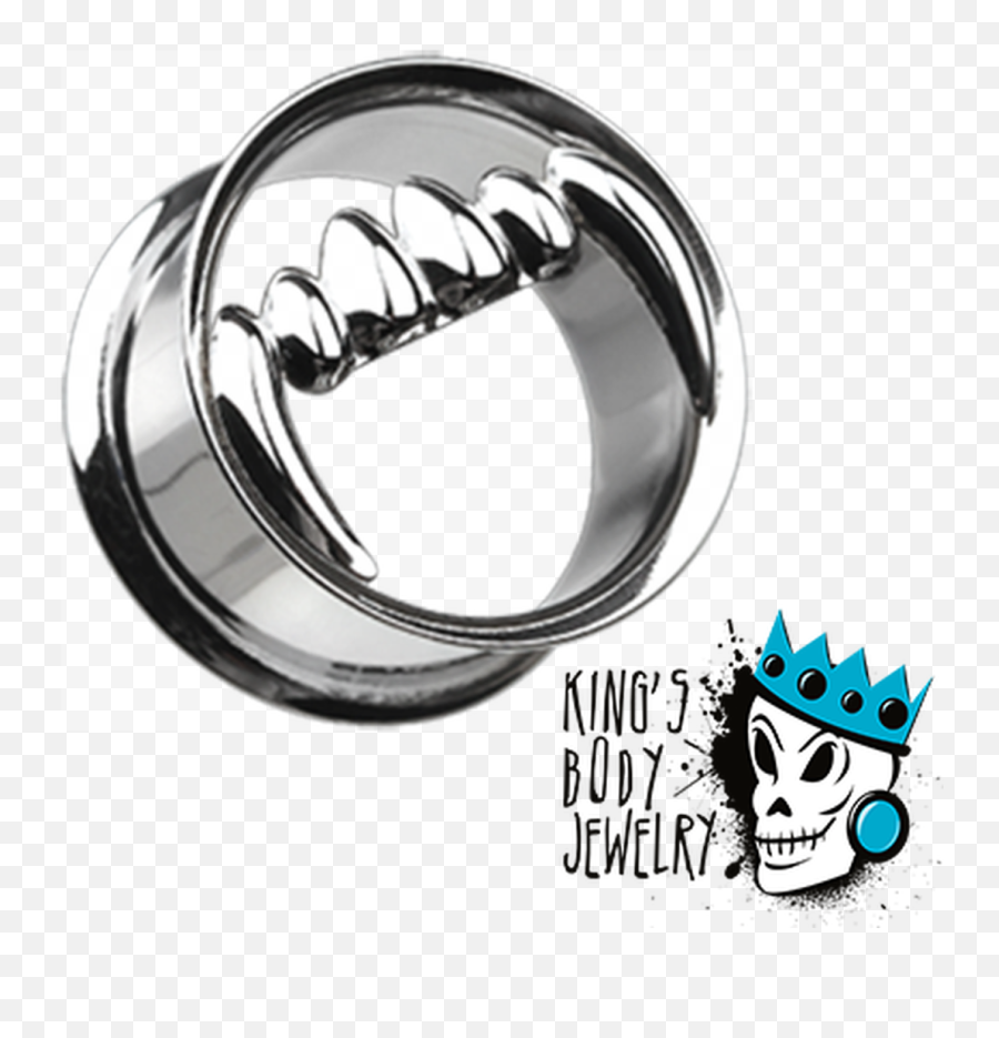 Vampire Fang Plugs 2 Gauge - 1 Inch Kings Body Jewelry Png,Vampire Fangs Png