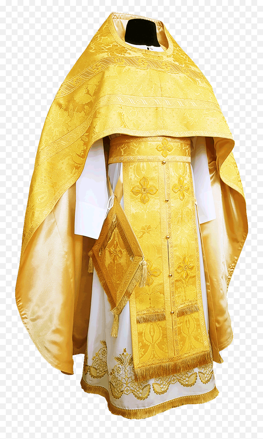 Priest Vestment Yellow - Priest Vestments Png,Priest Png