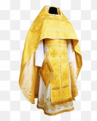 Priest Vestment Yellow - Priest Vestments Png,Priest Png