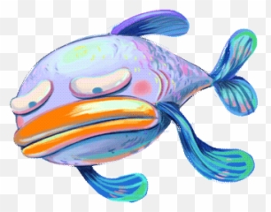 Diane Zhou Gif - Transparent Background Fish Gif Animation png