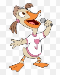 Abby Mallard Song Clipart Png - Abby Mallard Chicken Little,Chicken Little Png