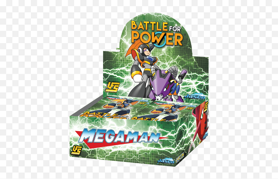 Ufs Set 25 Megaman Battle For Power Booster Display U2013 Jasco - Mega Man Card Game Png,Megaman Png