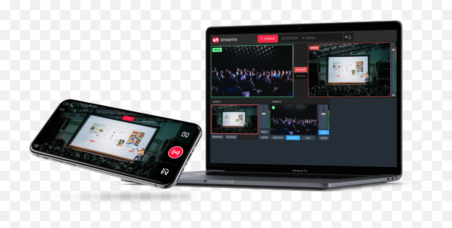 Streamix U2013 Professional Multi - Camera Live Streaming Made Easy Live Stream Studio App Png,Live Stream Png