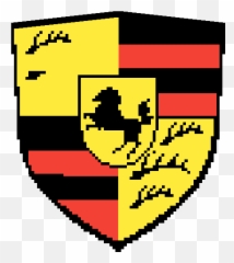 Pixel Art Porsche Logo Transparent - Pub Dorian Gray png