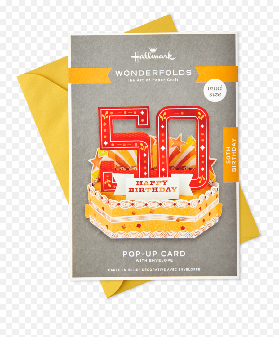 Mini Pop Up 50th Birthday - Horizontal Png,50th Birthday Png