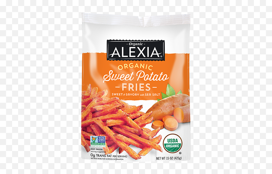 Organic Sweet Potato Fries - Alexia Organic Sweet Potato Fries Png,Sweet Potato Png