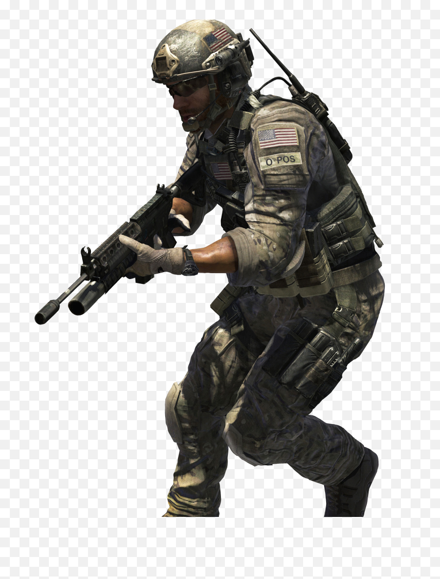 Bo3 Soldier Transparent Png Clipart - Duty Modern Warfare 3,Army Men Png