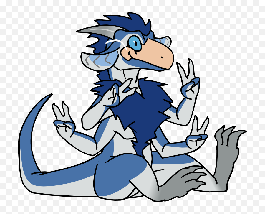 Sapphire Kobold Form Looking Cute And Has A Drak Snout - Sapphire Kobold Png,Kobold Png