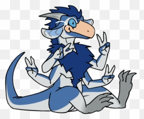 Sapphire Kobold Form Looking Cute And Has A Drak Snout - Sapphire Kobold Png,Kobold Png