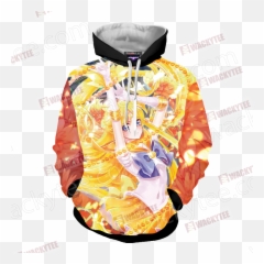 Sailor Moon Venus Unisex 3d Hoodie Wackytee - Dragon Ball Z Frieza Hoodie Png,Sailor Venus Png