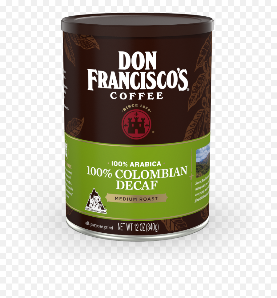 Decaf 100 Colombian Coffee Can - Decaf Colombian Coffee Png,Colombia Png