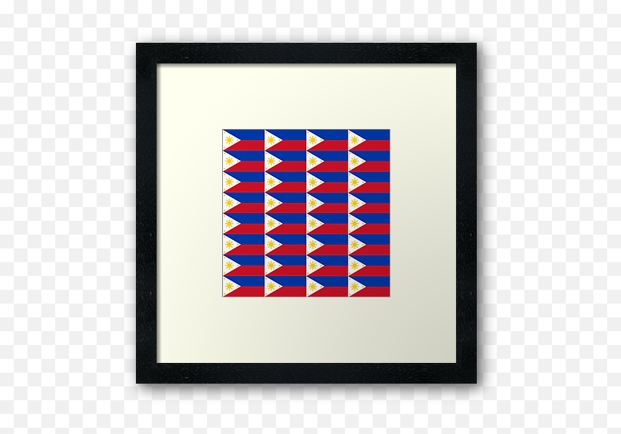 Flag Of The Philippinesu0027 Framed Print By Impactees - Picture Frame Png,Philippines Flag Png