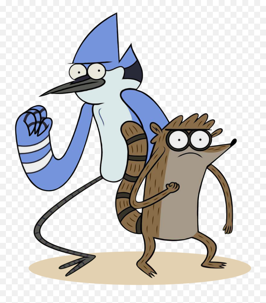 Fundemic - Mordecai And Rigby Transparent Png,Regular Show Png