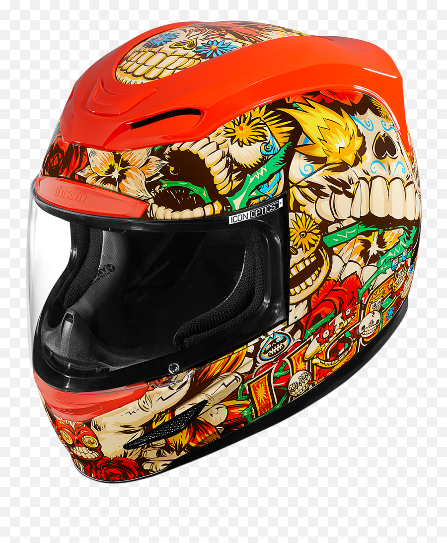 Icon Airmada Rubatone Street Helmet - Icon Airmada Dia De Los Muertos Png,Icon Motorcycle Helmets