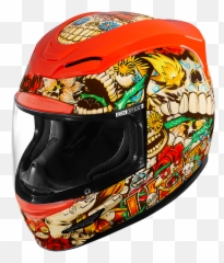 Icon Airmada Rubatone Street Helmet - Icon Airmada Dia De Los Muertos Png,Icon Motorcycle Helmets
