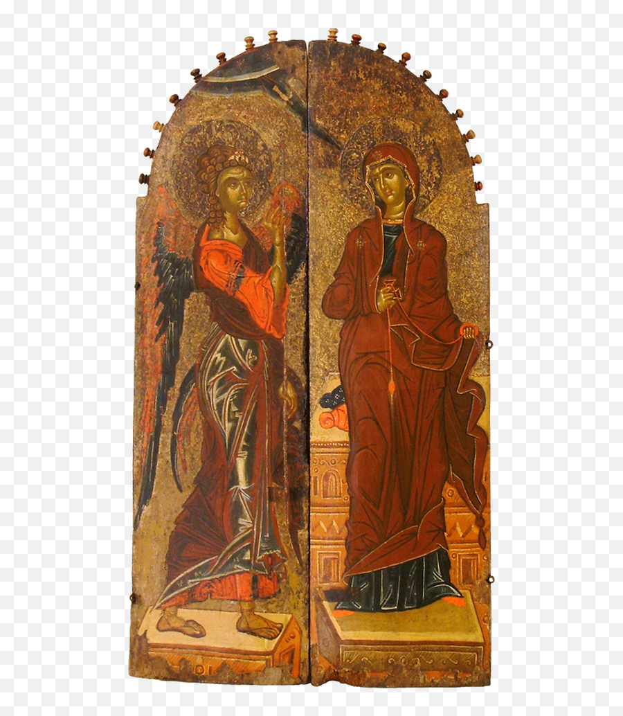 Art Icon Image Orthodox Icons Png Annunciation