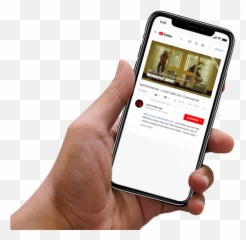 Are - Hand With Iphone X Clipart Full Size Staysafe Ph png