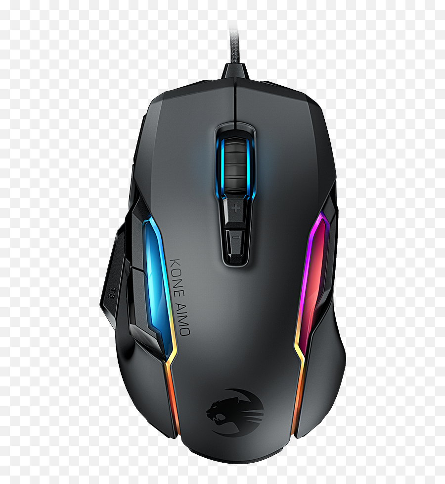 Kone Aimo Remastered Gaming Mouse From - Roccat Kone Aimo Rgb Gaming Mouse Black Png,Click Icon To Show Aim Computer