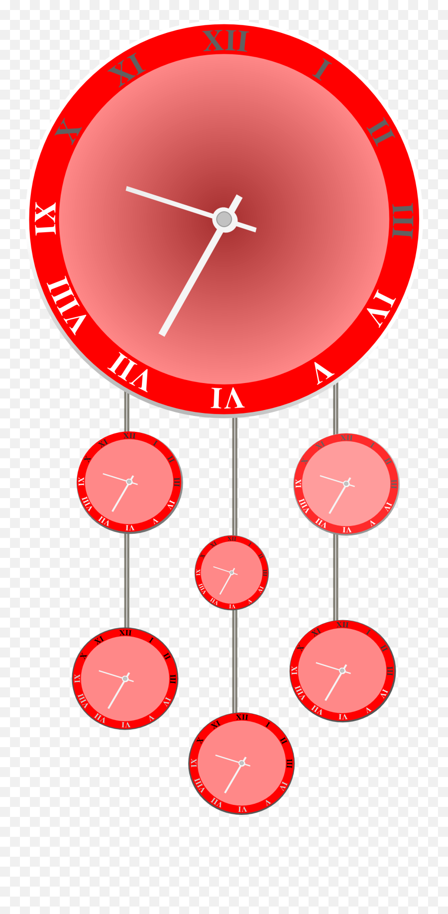 Red Wall Clocks Free Image Download - Dot Png,Red Clock Icon