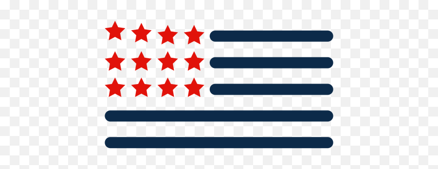 American Flag Elements Icon - Transparent Png U0026 Svg Vector File Horizontal,Usa Flag Icon Png