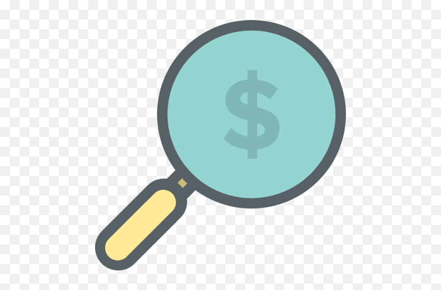 Magnifier Dollar Icon - Magnifier Png,Green Dollar Sign Icon