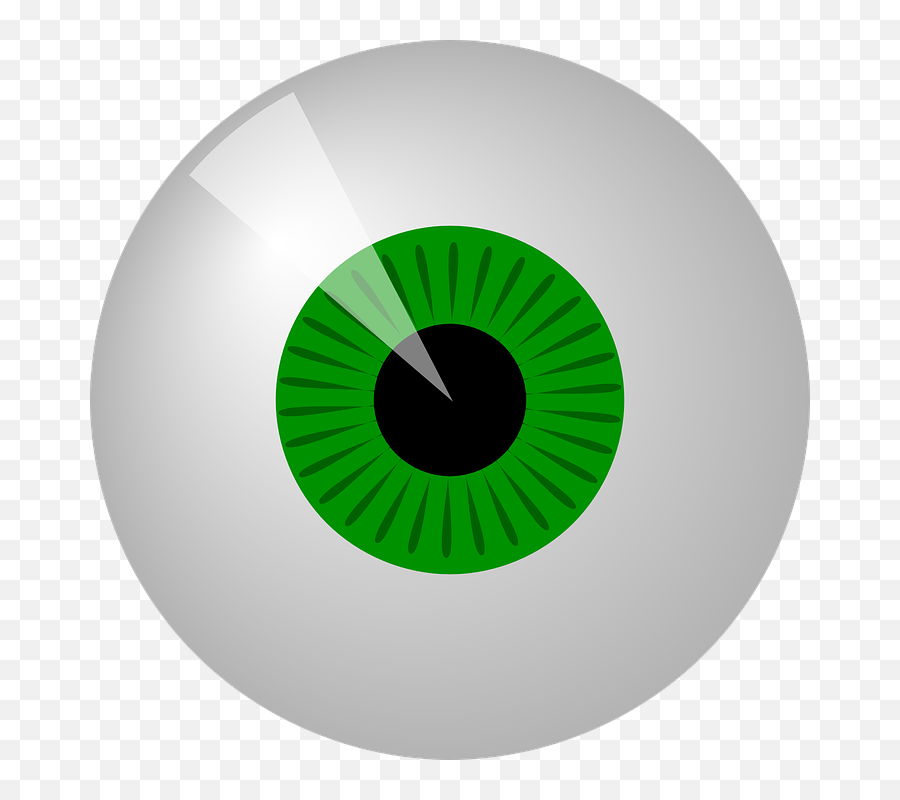 Green Eye Clip Art - Eye Clip Art Png,Crazy Eyes Png