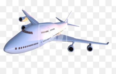 Large Commercial Airplane - Boeing 747 png