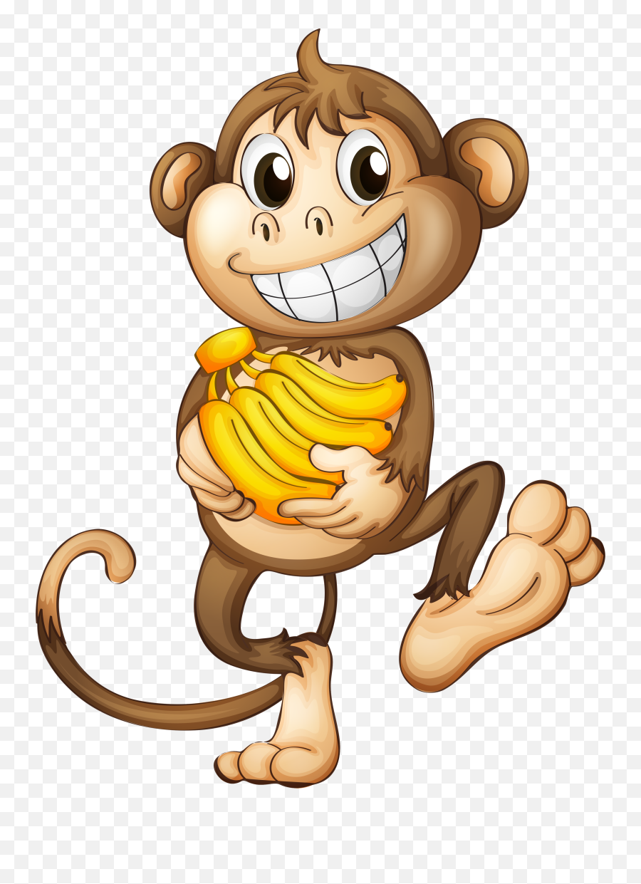 Download - Monkey With Banana Clipart Png,Fun Png