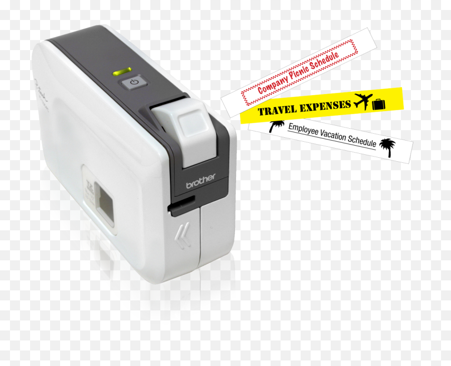 Pt - 1230pc Labelmakersprinters By Brother Brother P Touch Pc Connectable Labeler Png,How To Remove Desktop Icon Shadow In Windows Xp
