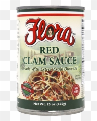 Flora Imported Red Clam Sauce - Foods png