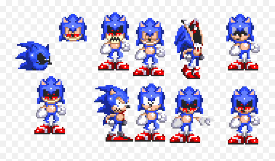 Fnf Vs Sonic Sprites Phase 3 With Icon Pixel Art Maker - Fnf Icon Sprites Png,Artist Icon