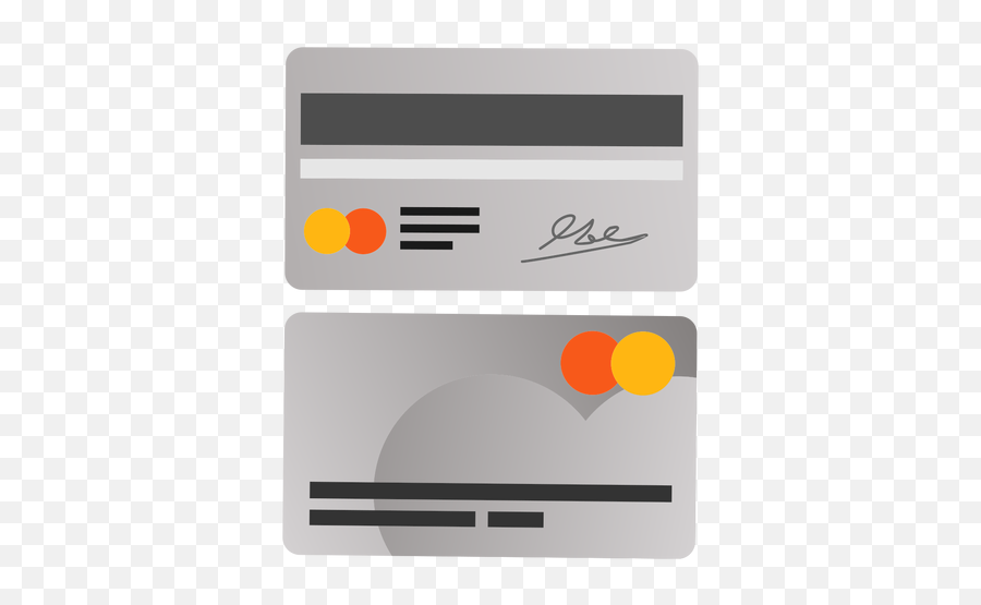 Credit Card Front Back Icon Transparent Png U0026 Svg Vector - Credit Card Back And Front Png,Credit Card Icon Transparent