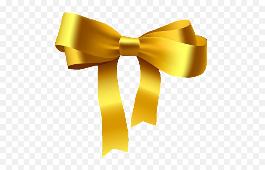 Golden Bow Transparent Png - Gold Ribbon Png,Gold Bow Transparent Background