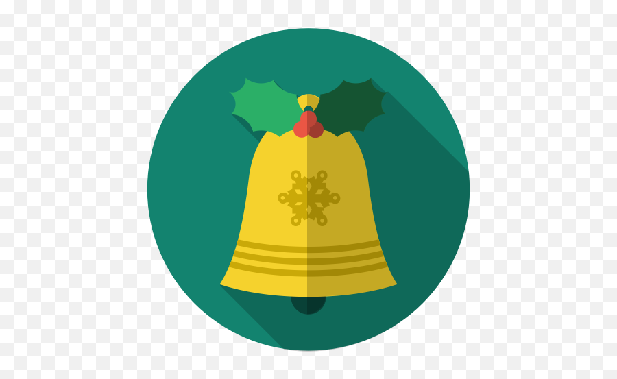 Sound Bell Christmas Gold Holiday Xmas Icon - Christmas Green Bell Icon Png,Christmas Bell Icon