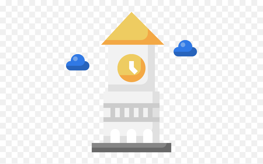 Clock Tower - Free Architecture And City Icons Vertical Png,Clock Tower Icon
