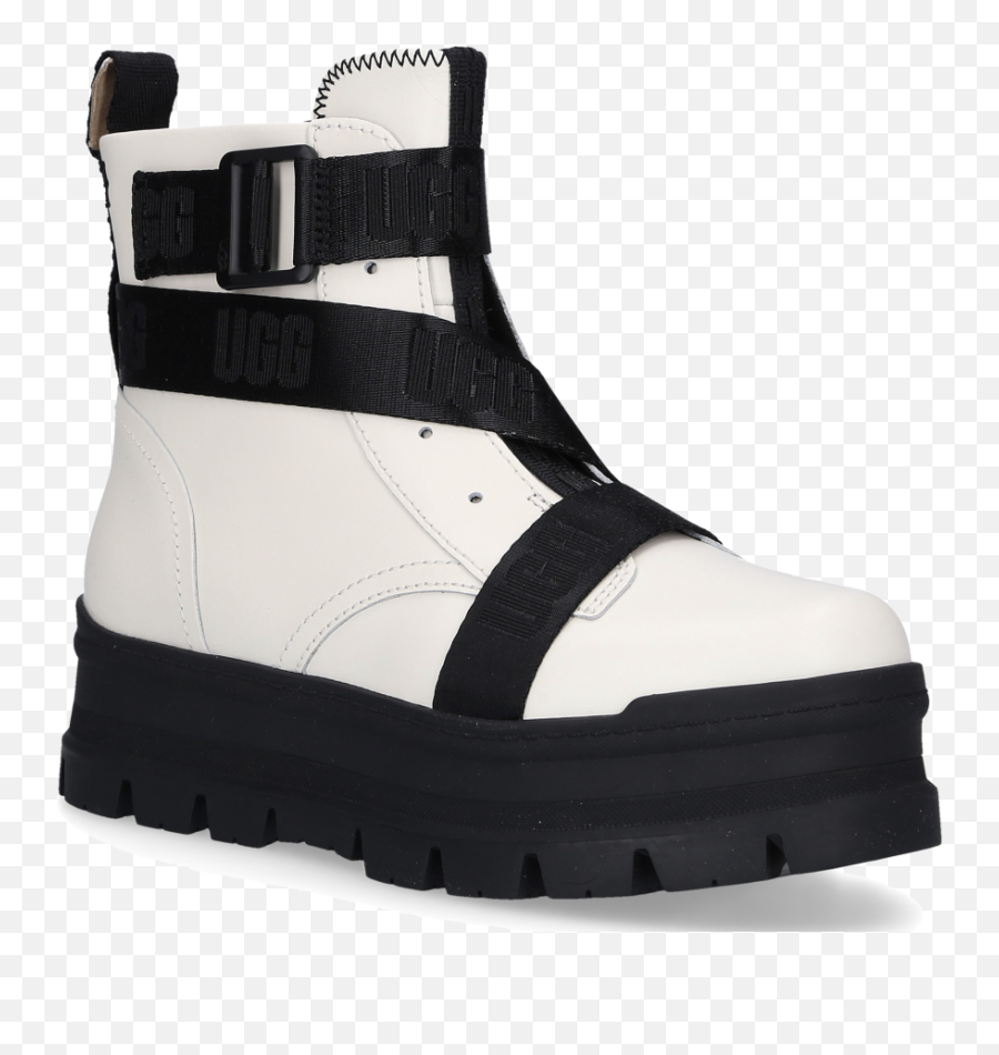 Ugg Ankle Boots White Sid - Uggs White Boots With Black Strap Png,Icon Super Duty 4 Boot