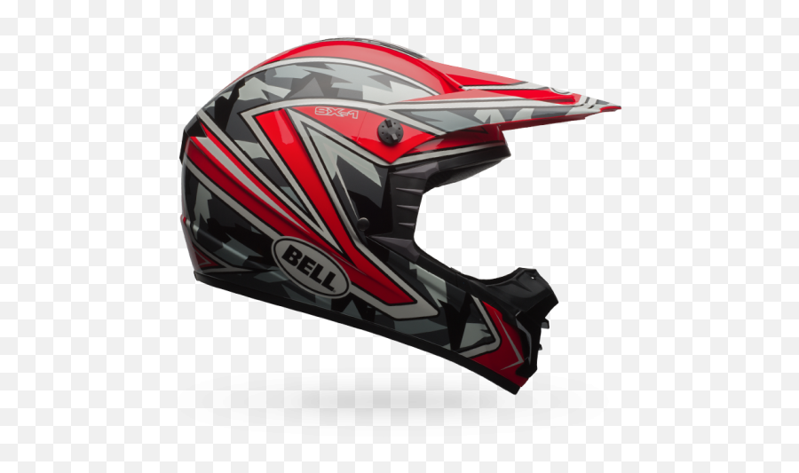 Bell Sx - 1 Supercross And Motocross Helmet Motocross Motorcycle Helmet Png,Icon Airmada Stack Helmet