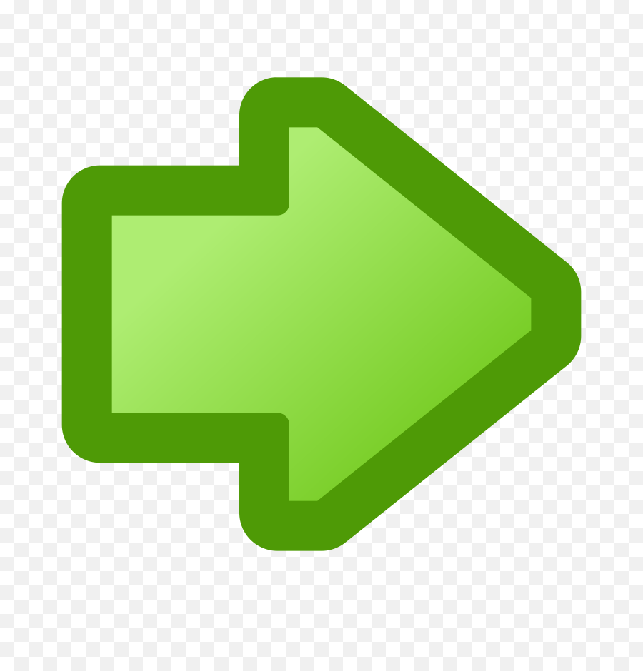 Green Right Arrow Clip Art - Vector Clip Art Green Arrow Icon Left Png,Down Arrow Transparent Background