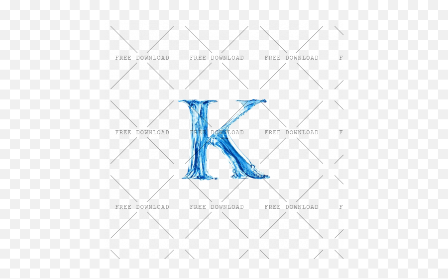 Letter K Ao Png Image With Transparent Background - Photo Illustration,Blue Background Png