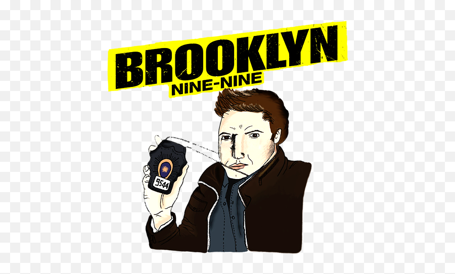 Brooklyn Nine - Nine Fleece Blanket For Sale By Gaina Gena Brilliance Png,Jake Peralta Icon