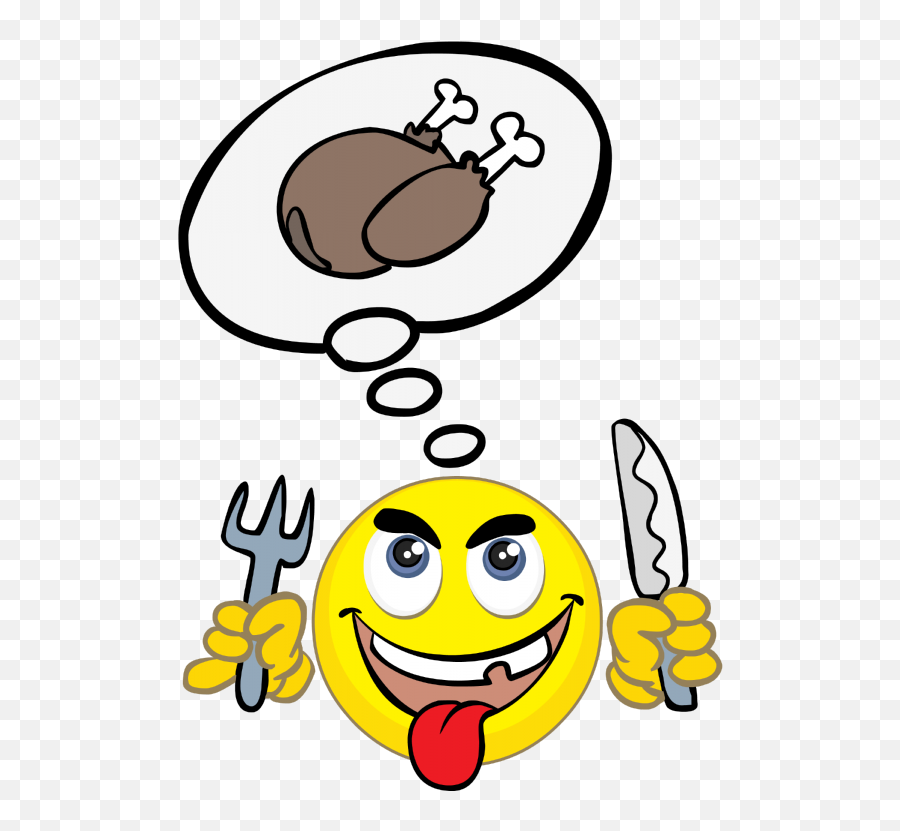 Turkey - Free Thanksgiving Day Hungry Face Clip Art Png,Hungry Icon