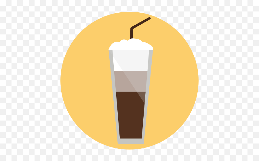 Cafe Cappuccino Coffee Cold Drink Glass Milk Icon - Icon Capuccino Png,Cappuccino Png