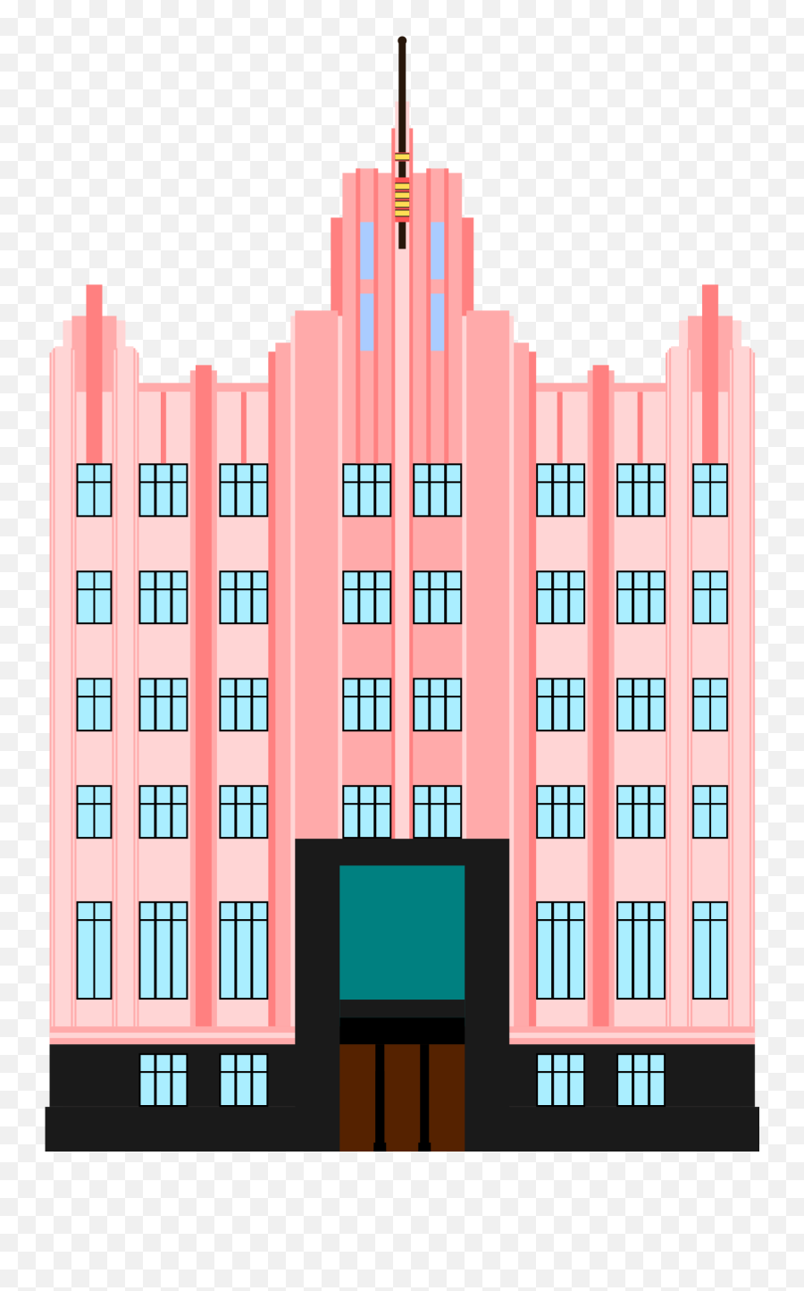 Download Big Image - Art Deco Building Png Full Size Png Art Deco Architecture Png,Buildings Png